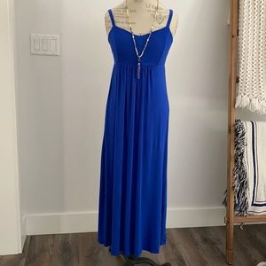 Blue maxi dress